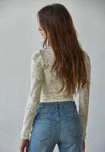 Jacquard Fishnet Top