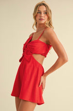Linen Flower Jumpsuit