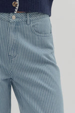 Cuffed Stripe Pants