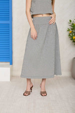 Plaid Midi Skirt