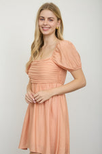 Pleated Bodice Dress