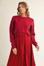 Soft Knotted Sweater