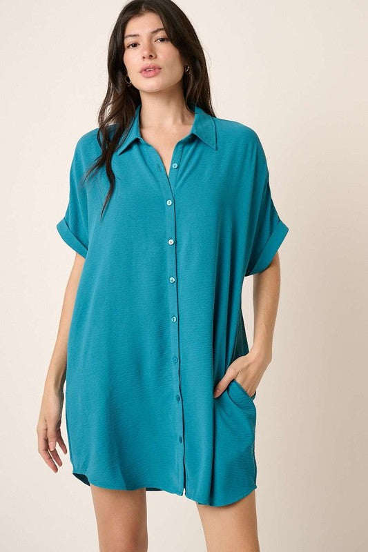 Dolman Shirt Dress