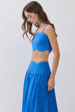 Studded Blue Cami