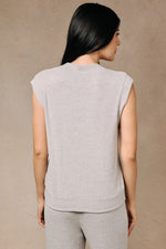Boucle Knit Vest Top