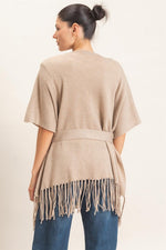 Fringe Kimono Sweater