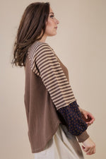 Multi-Print Pullover