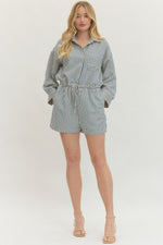 Cassie Striped Romper