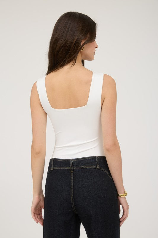Square Neck Bodysuit
