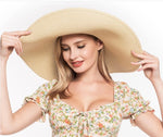 Monogrammable Straw Floppy Hat