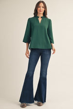 Ruffled Crinkled Top