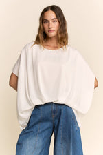 Draped Silhouette Top