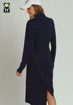 Half Zip Luxeknit Midi