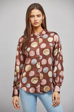 Multi Polka Dot Blouse