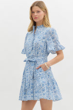 Floral Ruffles Dress