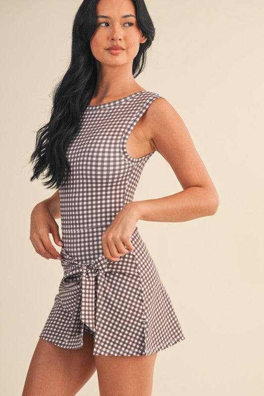 Gingham Athletic Dress