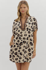 Oversized Leopard Dress