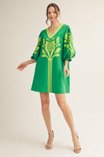 Baroque Applique Dress