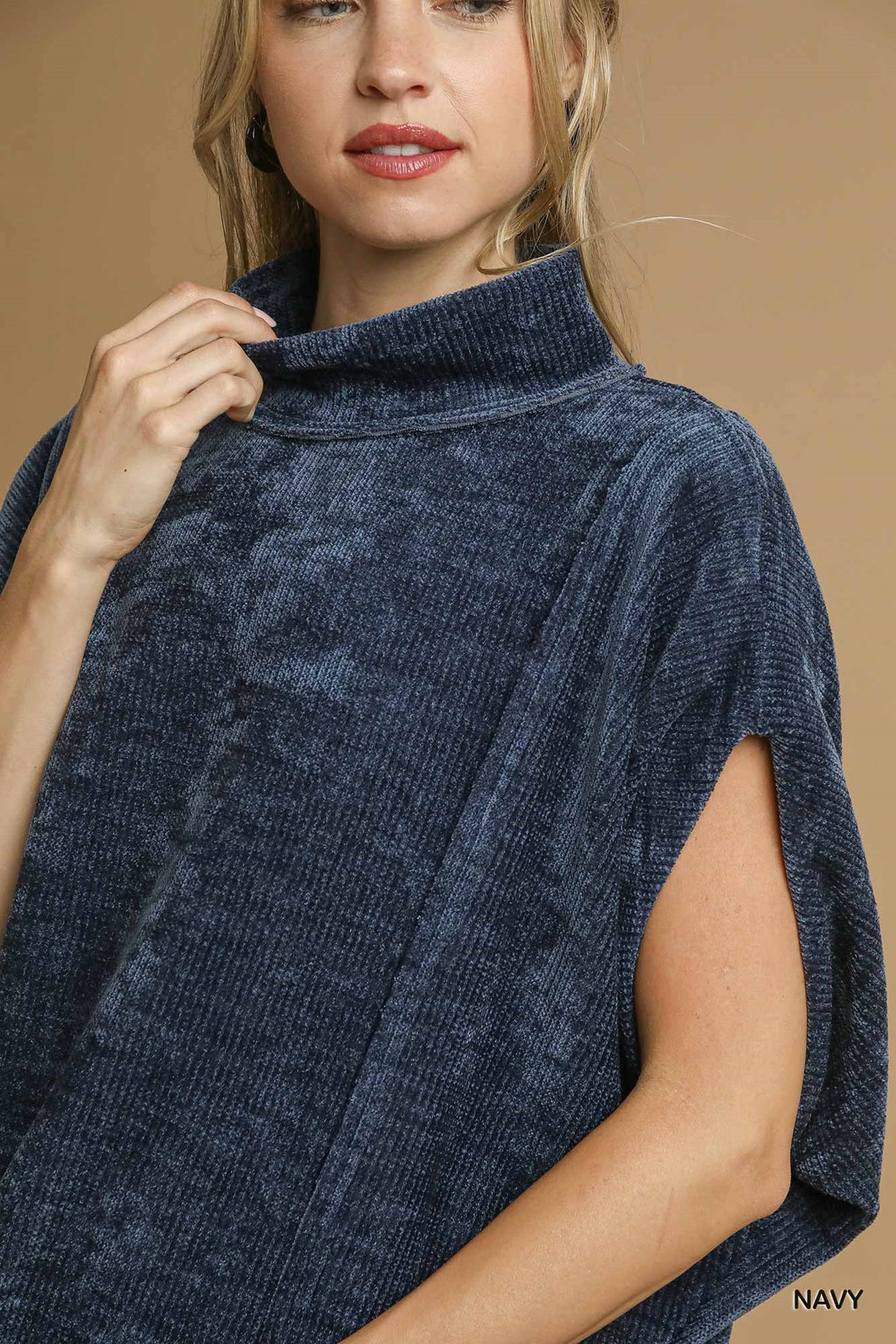 Navy Luxeknit Top