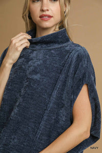 Navy Luxeknit Top