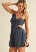 Linen Flower Jumpsuit