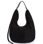 Faux Suede Shoulder Bag