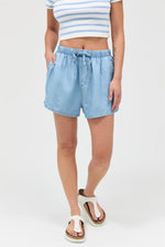 Lyocell Drawstring Shorts