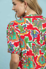Floral Folk Art Top