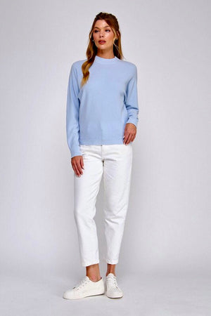 Diagonal Rib Sweater