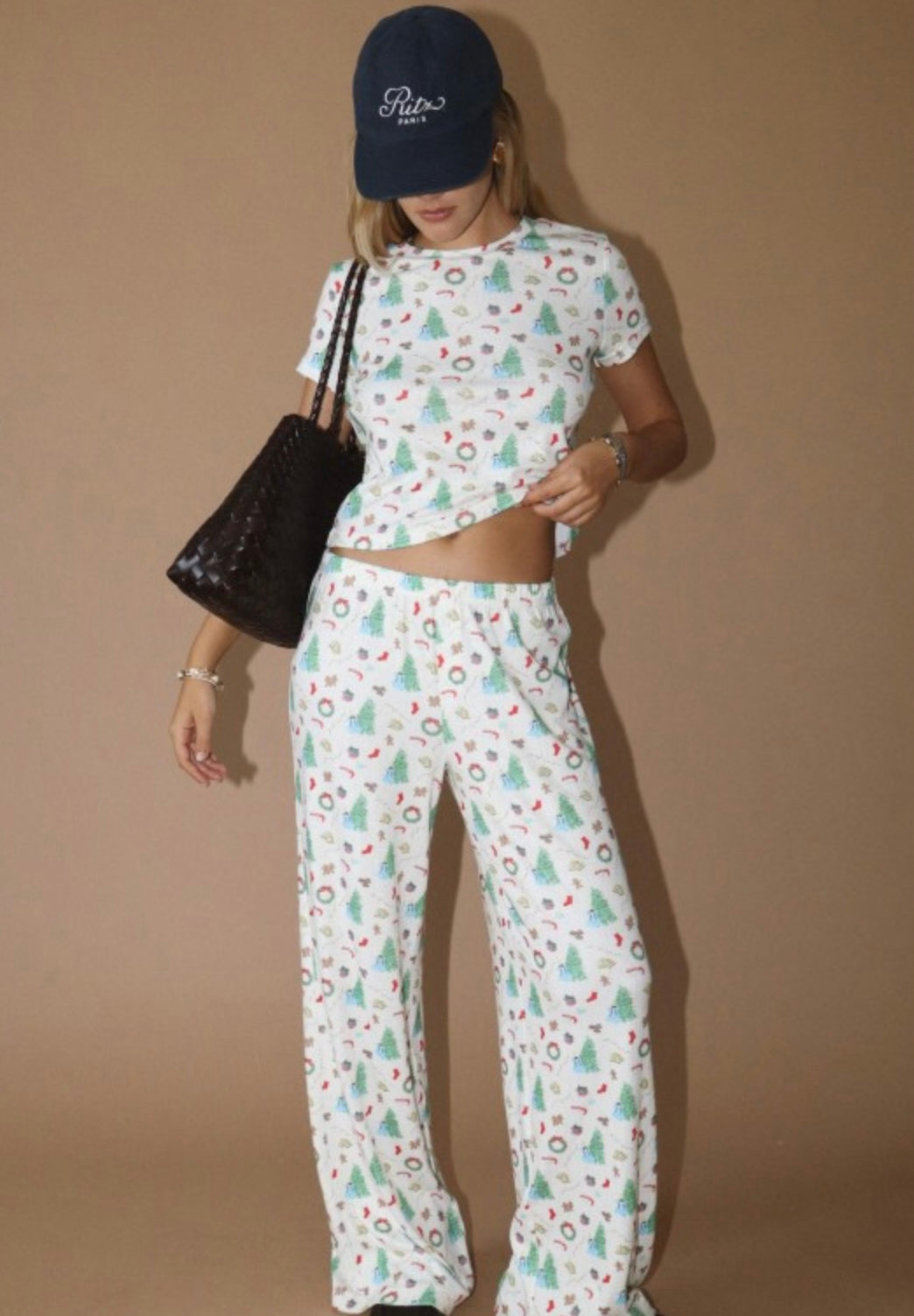 Gingerbread Rib Pajama Pants
