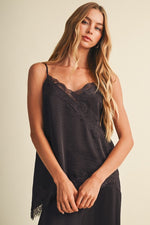 Chocolate Lace Cami