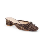 Geneva Plaid Mule