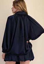 Silky Bomber Jacket