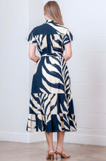 Palm Print Dress