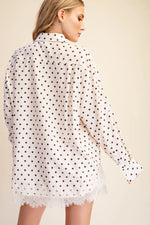 Lace Dotted Shirt