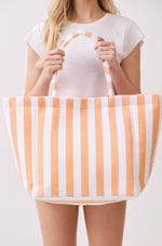 Striped Terry Beach Bag
