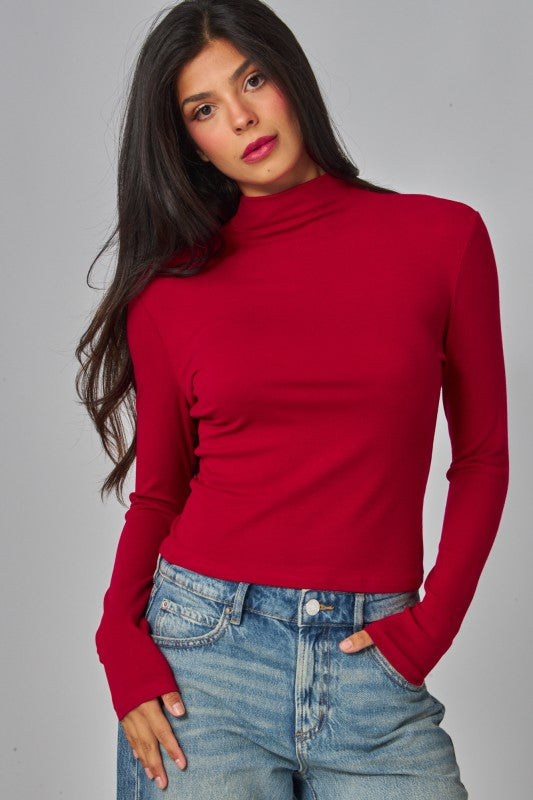 Greatest Mock Neck Top