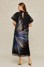 Blue Burst Dress