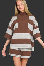 French Terry Stripe Set