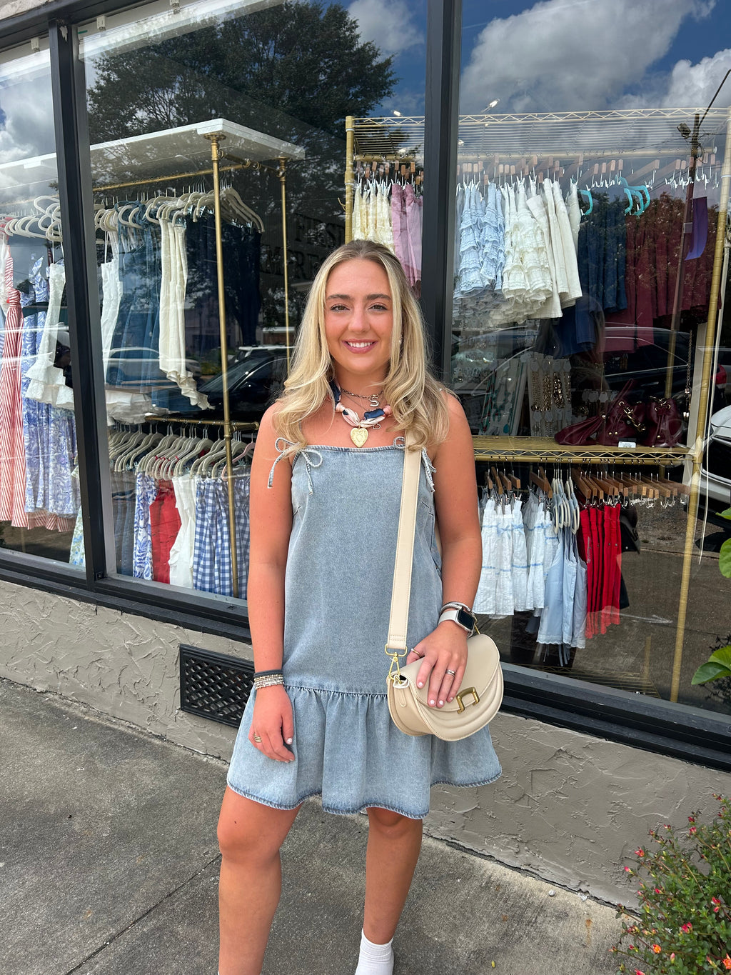 Alexa Denim Dress