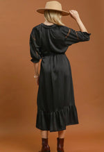 Satin Lace Midi