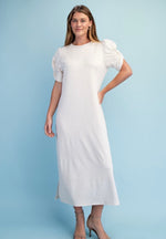 Twist Sleeve Knit Dress