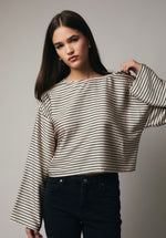 Champagne Stripe Blouse