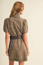 Belted Sweater Dress