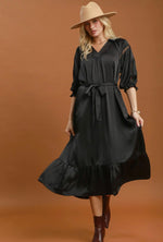 Satin Lace Midi