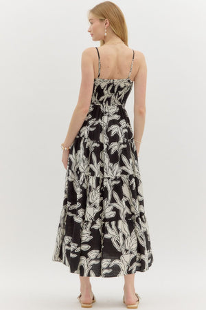 Botanical Midi Dress
