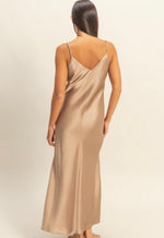 Satin Midi Dress