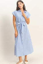 Poplin Midi Shirt Dress