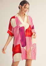 Lennon Graphic Print Dress