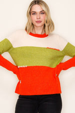 Bright Accent Sweater